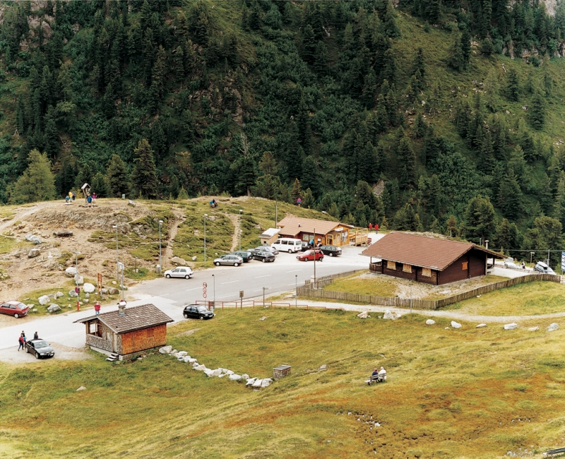 French/Austrian Border, Staller Pass, 1999 
 from Europe Between the Lines by Dara McGrath - Click for Next Image