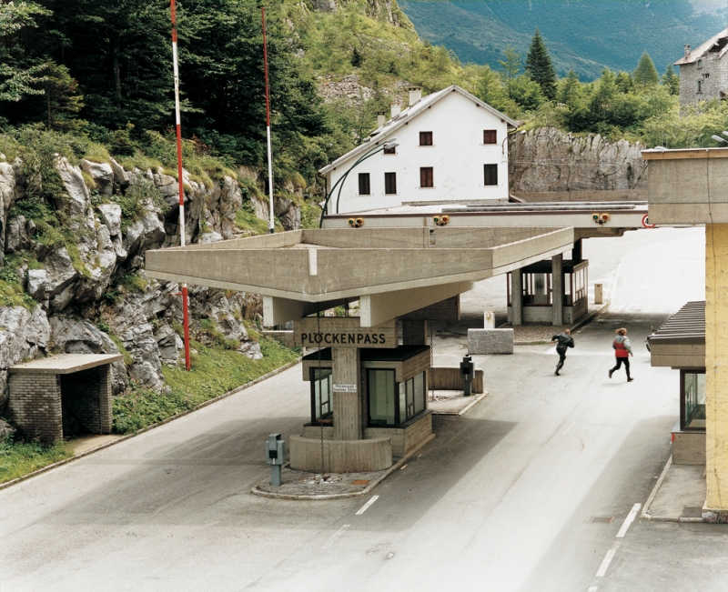 Austrian/Italian Border, Plöcken Pass, 1999 
 from Europe Between the Lines by Dara McGrath - Click for Next Image