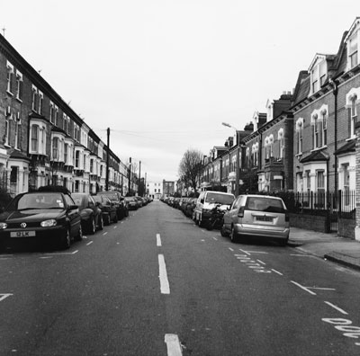 9 Lillyville Rd. Fulham, London, England. 1971-72 by Ida Lykken Ghosh