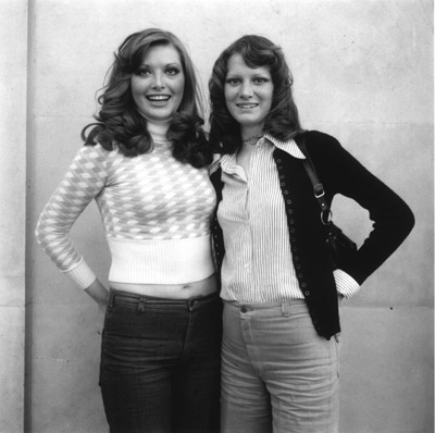 Lyn & Stella Brasher, Sisters, Southampton: 1974 by Daniel Meadows