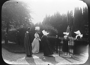 Queen with Nuns at Maynooth, Murtagh Collection